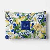 Pochette À Accessoires Carrelage bleu de la côte d'Amalfi Citron Monogram (Recto)