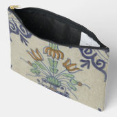 Pochette À Accessoires Carrelage Delft Antique Pot de Fleur Céramique (Ouvrir)