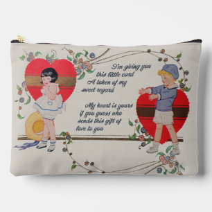 Pochette À Accessoires Cartes de la Saint-Valentin Antiques Victoriennes