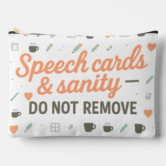 Pochette À Accessoires Cartes de parole & Santé mentale | Thérapie d'incl