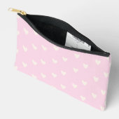 Pochette À Accessoires Cartes Motif rose et crème Imprimer (Ouvrir)