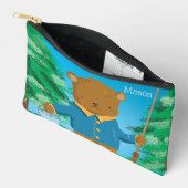 Pochette À Accessoires Carton mignon Brown Ours Kid Poche (Ouvrir)