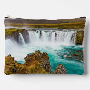 Pochette À Accessoires Cascade de Godafoss, Islande