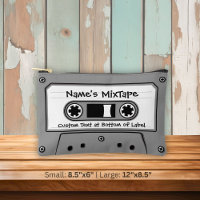 Cassette audio grise