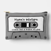 Pochette À Accessoires Cassette audio grise (Recto)