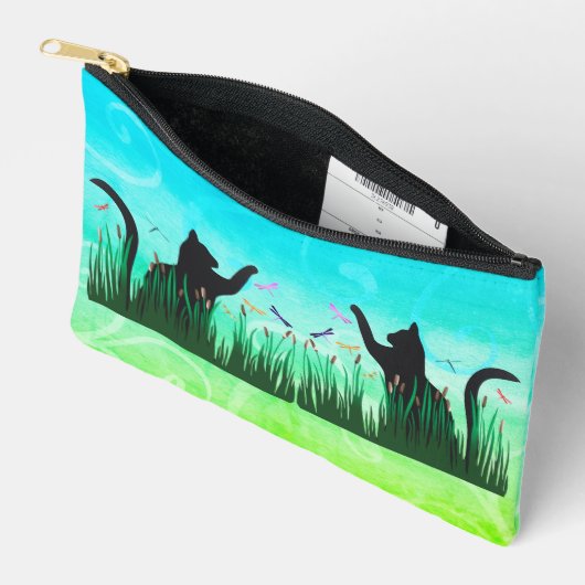 Pochette À Accessoires Cat & Dragons  (Ouvrir)