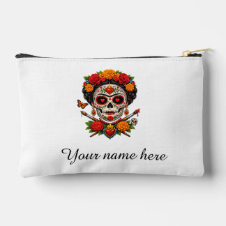 Pochette À Accessoires Catrina Artist Sugar Skull–Día de los Muertos