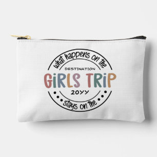 Pochette À Accessoires Ce qui se passe lors d'un voyage de filles personn