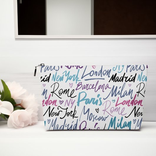 Pochette À Accessoires Célèbres villes du monde