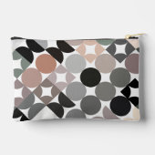 Pochette À Accessoires Cercles gris gris gris beige Motif (Verso)