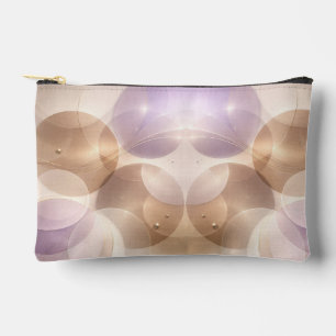 Pochette À Accessoires Cercles translucides qui se chevauchent art IA