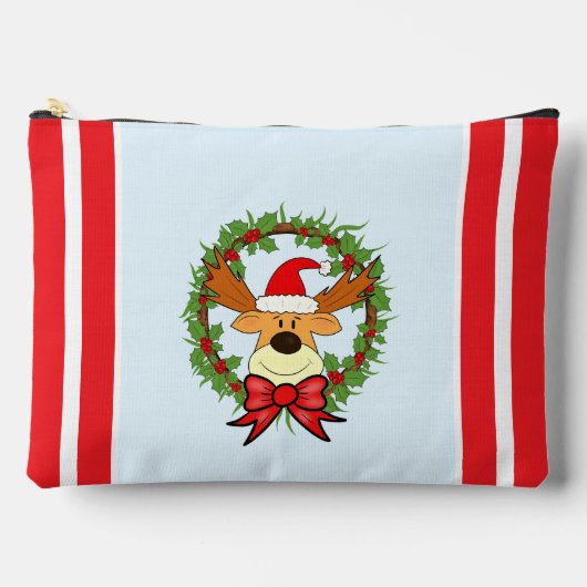 Pochette À Accessoires Cerf de Noël (Recto)