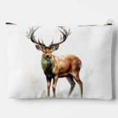 Pochette À Accessoires Cerf énorme à la ramure imposante (Verso)