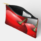 Pochette À Accessoires Cerises avec gouttes de ragoût (Ouvrir)