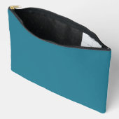 Pochette À Accessoires Cerulean (vert) couleur solide (Ouvrir)
