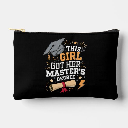 Pochette À Accessoires Cette fille a obtenu son diplôme de master (Recto)