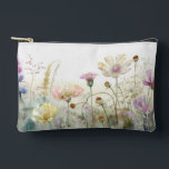 Pochette À Accessoires Champ d'aquarelle des fleurs sauvages<br><div class="desc">Champ d'aquarelle des fleurs sauvages</div>