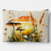 Pochette À Accessoires Champignons au coucher du soleil (Recto)