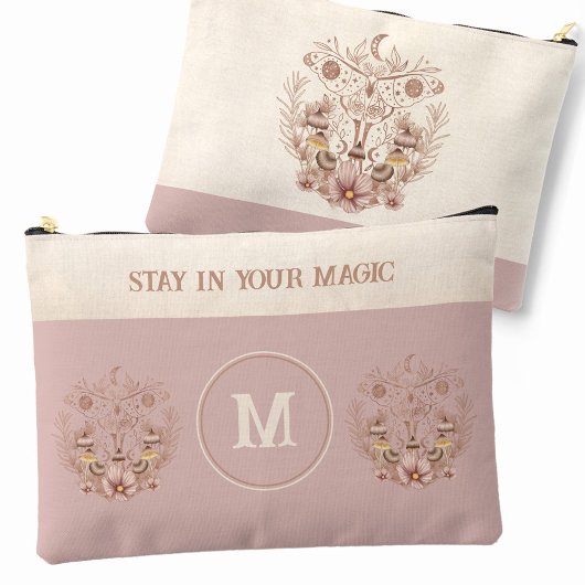 Pochette À Accessoires Champignons célestes de la teigne du Boho Nom du m