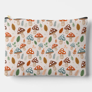 Pochette À Accessoires Champignons, Feuillage d'automne, Nature Patten