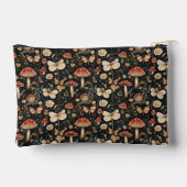 Pochette À Accessoires Champignons mignons et fleurs Motifs d'automne (Verso)