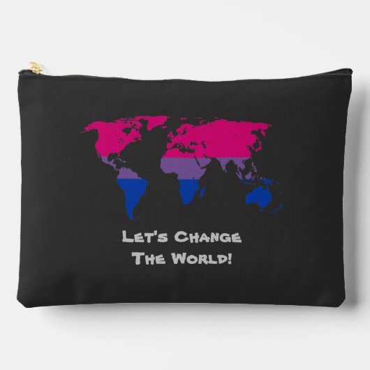 Pochette À Accessoires Changeons le Monde (Recto)