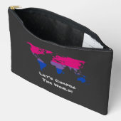Pochette À Accessoires Changeons le Monde (Ouvrir)
