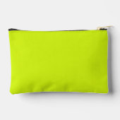Pochette À Accessoires Chartreuse Couleur jaune uni (Verso)