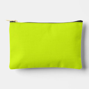 Pochette À Accessoires Chartreuse Couleur jaune uni
