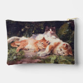 Pochette À Accessoires Chat avec Kittens Art (Verso)