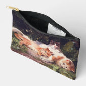 Pochette À Accessoires Chat avec Kittens Art (Ouvrir)