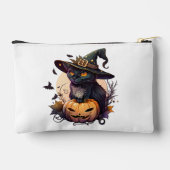 Pochette À Accessoires Chat de sorcière pour Halloween (Verso)