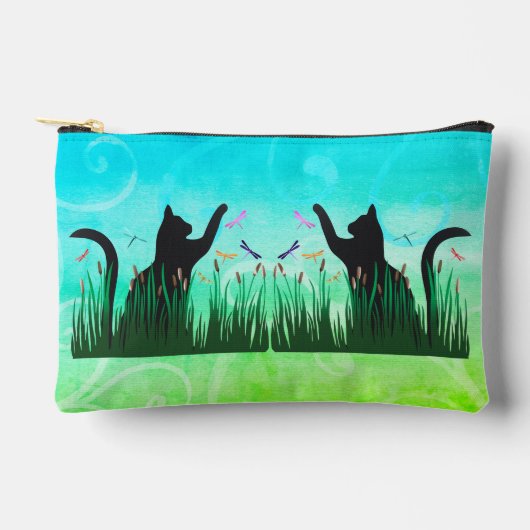 Pochette À Accessoires Chat & Dragons (Recto)