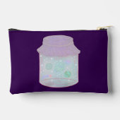 Pochette À Accessoires Chat Galaxie dans un Pot | Art de Chat Spatial Kaw (Verso)