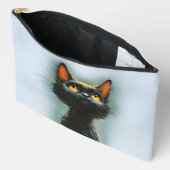 Pochette À Accessoires Chat noir enchanté (Ouvrir)