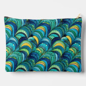 Pochette À Accessoires Chat noir et lune céleste Impression Accessoire Po (Verso)