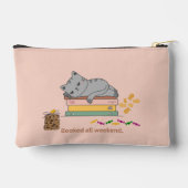Pochette À Accessoires Chat réservé tout le week-end (Verso)