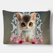 Pochette À Accessoires Chaton envoûtant, moelleux (Verso)