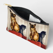 Pochette À Accessoires Chats Art Déco (Ouvrir)