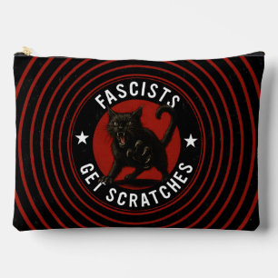 Pochette À Accessoires Chats Contre les Fascistes