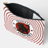 Pochette À Accessoires Chats contre les fascistes (Ouvrir)