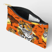 Pochette À Accessoires Cheetah African Feline Wild Animal (Ouvrir)