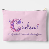 Pochette À Accessoires Chelsea nom commençant par C filles crayon coque (Verso)