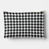 Pochette À Accessoires Chèque de socle noir blanc classique (Verso)