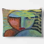 Pochette À Accessoires Cheveux de plage - Art abstrait (Verso)