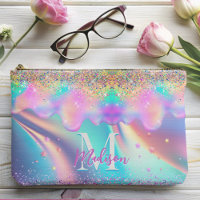Chic holographique parties scintillant goutte mono