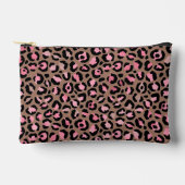 Pochette À Accessoires Chic mocha mousse rose noir léopard motif (Recto)