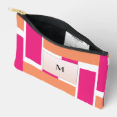 Pochette À Accessoires Chic Monogramme Feminine StriMotif (Ouvrir)