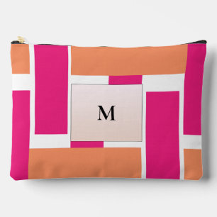 Pochette À Accessoires Chic Monogramme Feminine StriMotif