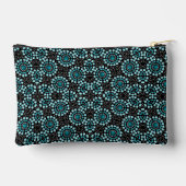 Pochette À Accessoires Chic tendance moderne stylish Girly Turquoise Dot (Verso)